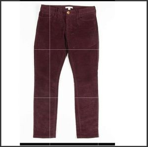 Banana Republic Burgundy Skinny Pants